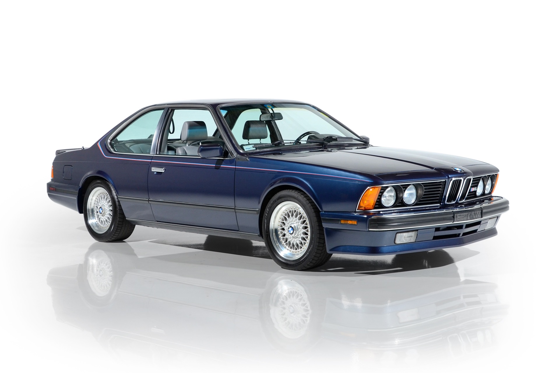 Blue 1988 BMW M6 Coupe Rear-Wheel Drive 5-Speed Manual