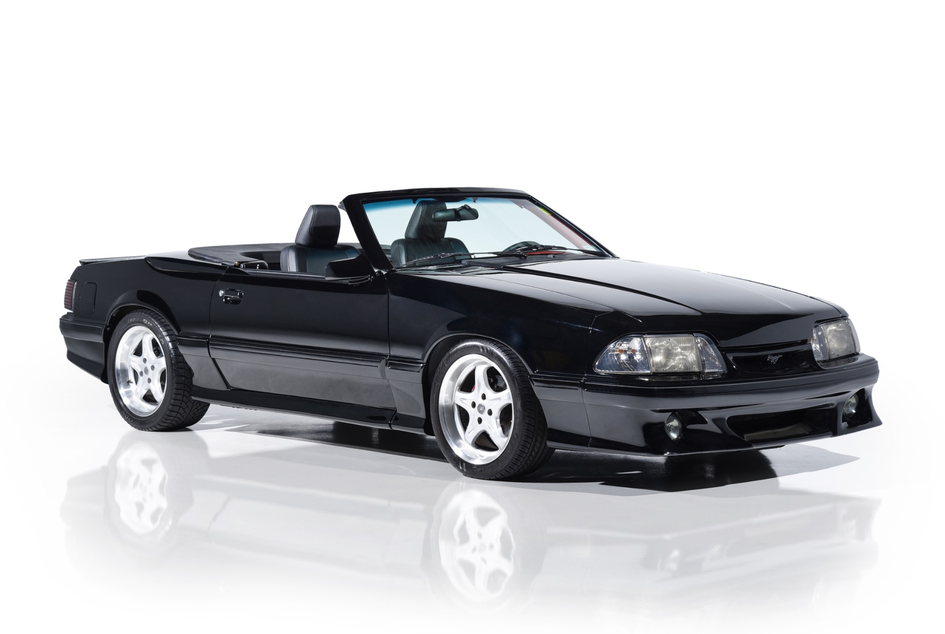 Black 1987 Ford Mustang Coupe Rear-Wheel Drive Automatic