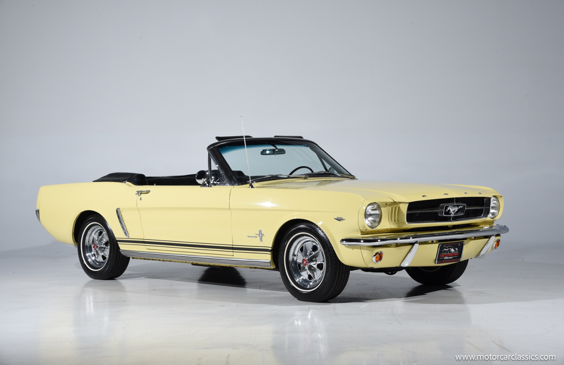 Yellow 1965 Ford Mustang Convertible Convertible Automatic