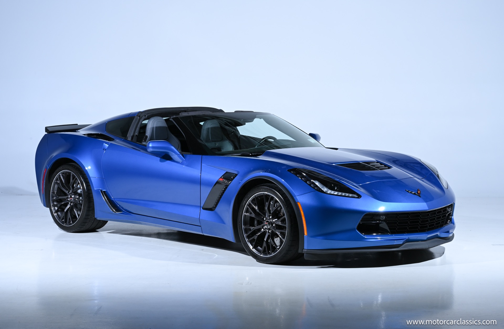 Blue 2016 Chevrolet Corvette Coupe Rear-Wheel Drive 7-Speed Manual